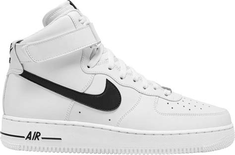 nike force 1 heren zwart wit